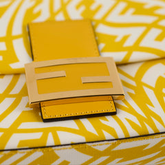 Fendi Baguette Vertigo Shoulder Bag Yellow/White