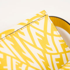 Fendi Baguette Vertigo Shoulder Bag Yellow/White