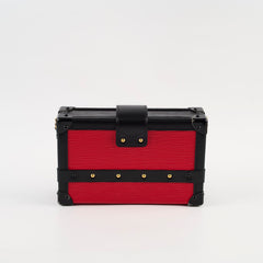 Louis Vuitton Petite Malle Red Epi Leather