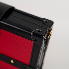 Louis Vuitton Petite Malle Red Epi Leather
