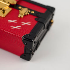 Louis Vuitton Petite Malle Red Epi Leather