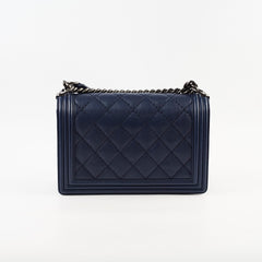 Chanel New Medium Boy Navy