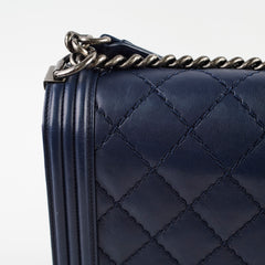 Chanel New Medium Boy Navy