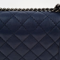 Chanel New Medium Boy Navy
