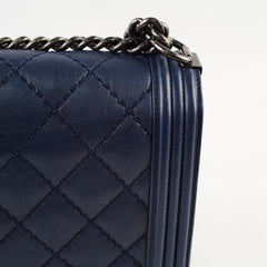 Chanel New Medium Boy Navy