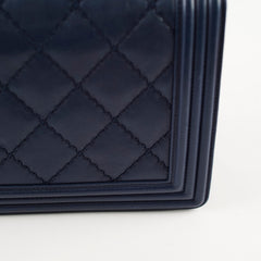 Chanel New Medium Boy Navy