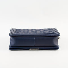 Chanel New Medium Boy Navy