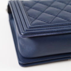 Chanel New Medium Boy Navy