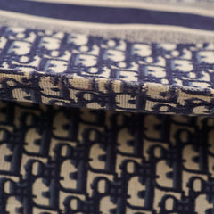 Christian Dior Medium Book Tote Oblique Navy