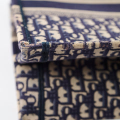 Christian Dior Medium Book Tote Oblique Navy