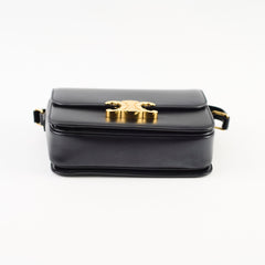 Celine Teen Triompe Shiny Calfskin Black
