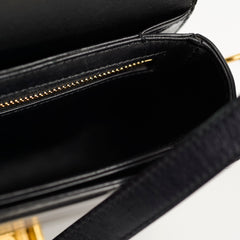 Celine Teen Triompe Shiny Calfskin Black