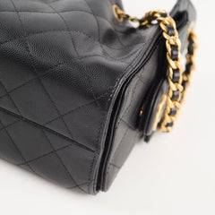 Chanel 25 Mini Black Caviar