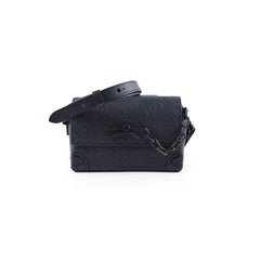 Louis Vuitton Steamer Wearable Wallet Taurillion Monogram Black