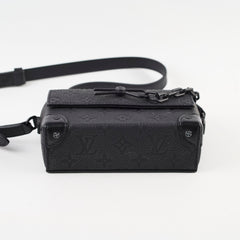 Louis Vuitton Steamer Wearable Wallet Taurillion Monogram Black