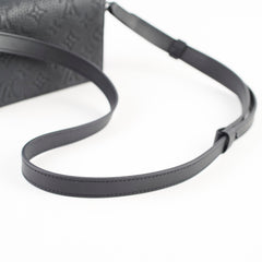 Louis Vuitton Steamer Wearable Wallet Taurillion Monogram Black