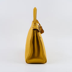 Hermes Kelly 28 Togo Leather Jaune Ambre GHW Y stamp