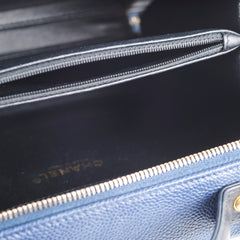 Chanel Filligree Vanity Navy/Black