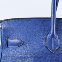 Hermes Shoulder Birkin JPG Blue J in Square
