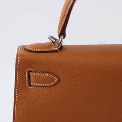 Hermes Kelly 28 Gold PHW D Stamp