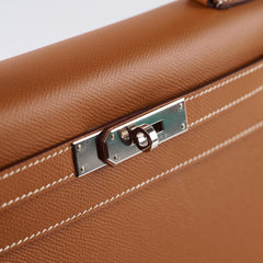 Hermes Kelly 28 Gold PHW D Stamp