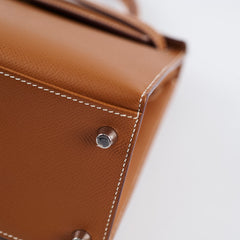 Hermes Kelly 28 Gold PHW D Stamp