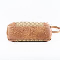 Gucci GG Canvas Hobo Shoulder Bag Brown