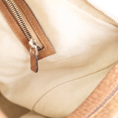 Gucci GG Canvas Hobo Shoulder Bag Brown