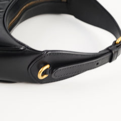 Gucci GG Marmont Half-Moon Bag Black