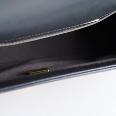 Chanel Old Medium Boy Grey Microchip