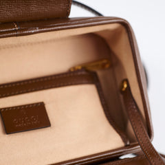Gucci GG Surpreme Mini Clasp Bag Brown
