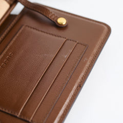 Gucci GG Surpreme Mini Clasp Bag Brown