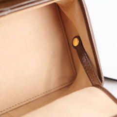 Gucci GG Surpreme Mini Clasp Bag Brown