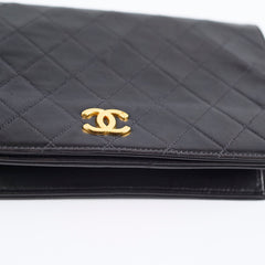 Chanel 24k Vintage Flap Lambskin Black