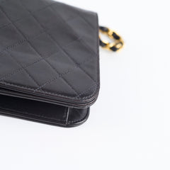 Chanel 24k Vintage Flap Lambskin Black