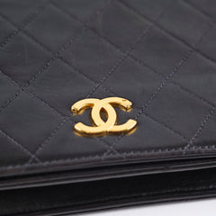 Chanel 24k Vintage Flap Lambskin Black