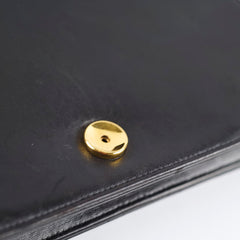 Chanel 24k Vintage Flap Lambskin Black