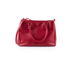 Prada Saffiano Medium Tote Red