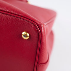 Prada Saffiano Medium Tote Red