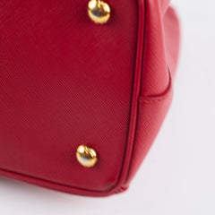 Prada Saffiano Medium Tote Red