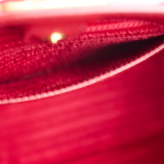 Prada Saffiano Medium Tote Red