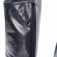 Chanel Boots 37.5 Black