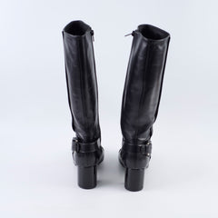 Chanel Boots 37.5 Black