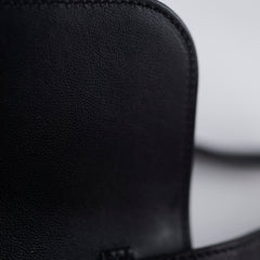 Chanel 25A Suede Mini Crossbody Black/Camel (Microchipped)