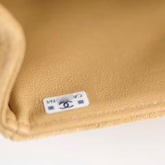 Chanel 25A Suede Mini Crossbody Black/Camel (Microchipped)