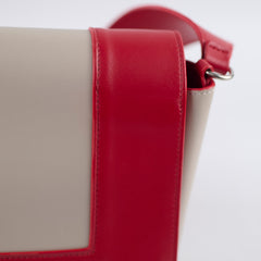 Celine Medium Frame Bag Red/Grey