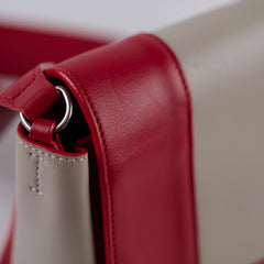 Celine Medium Frame Bag Red/Grey