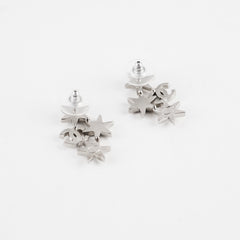 Chanel Triple Stars Cluster Stud Earrings