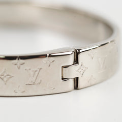 Louis Vuitton Nanogram Cuff Palladium Medium Size