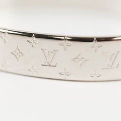 Louis Vuitton Nanogram Cuff Palladium Medium Size
